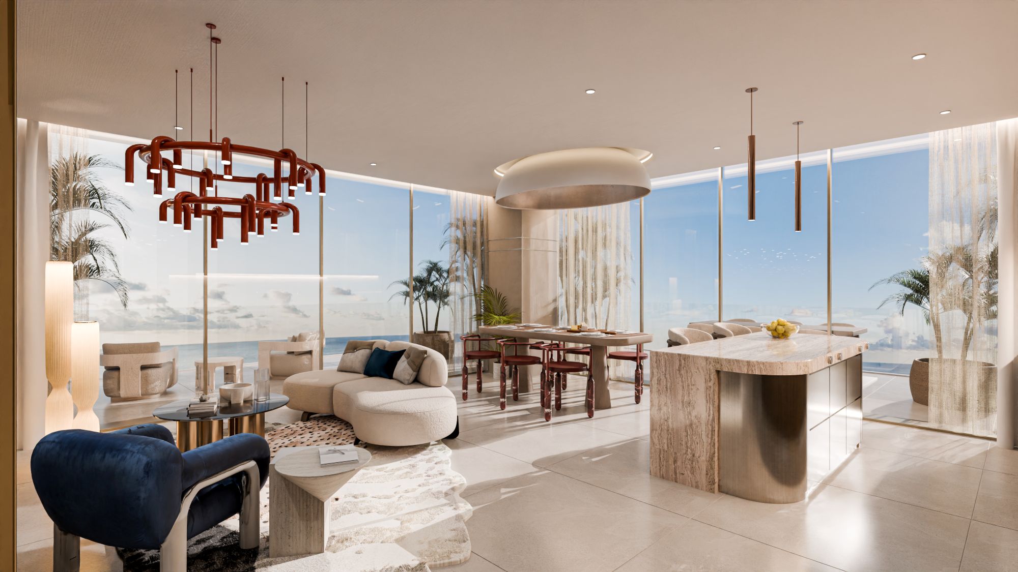 Bergman Design House Unveils Interiors for Mondrian Al Marjan Island ...